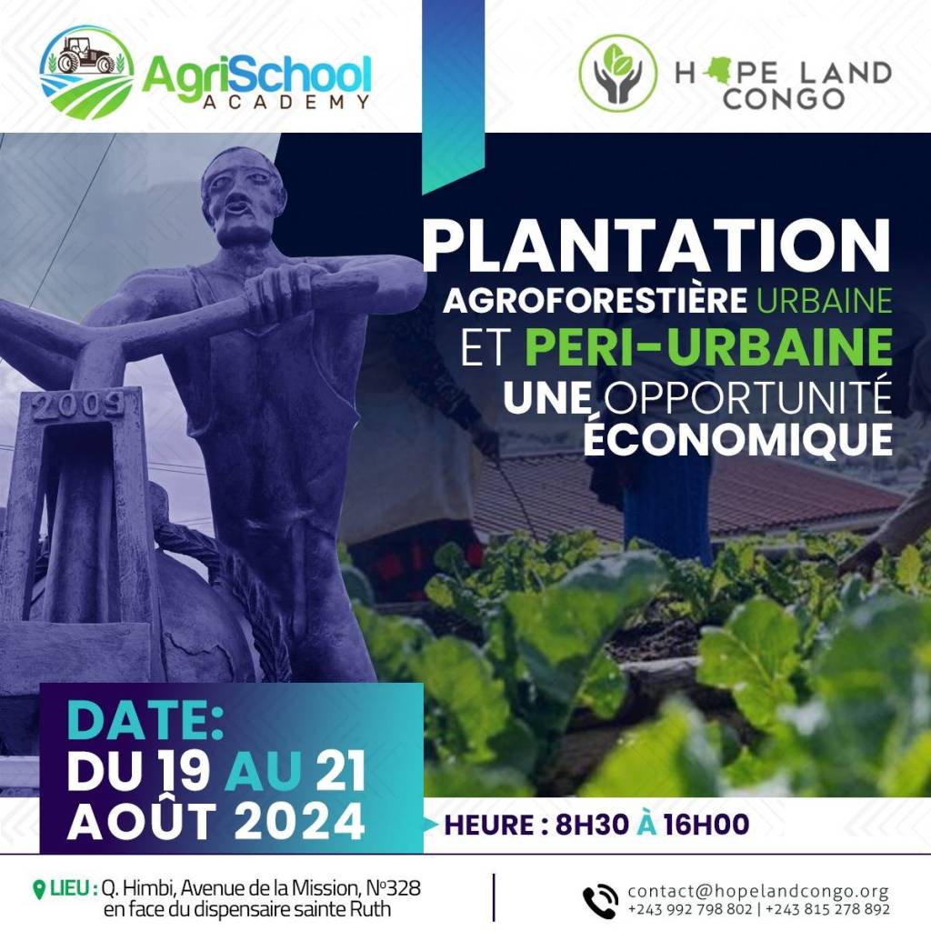Formation sur la plantation Agroforesterie Urbaine et PERI-URBAINE, une opportunité&nbsp;économie